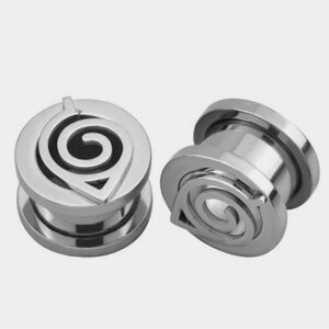 Naruto Shippuden Leaf Cutout Leaf Plugs